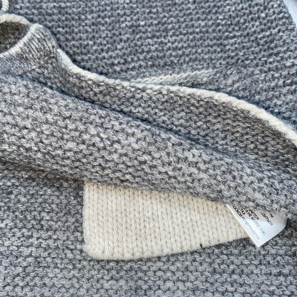 Marie Lund Lambswool Copenhagen Gray Cardigan Sweater Buttons Pockets Vintage M - Picture 8 of 12